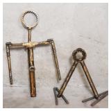 Vintage metal art sculpture