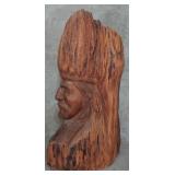Vintage hand carved Native American sculpture
