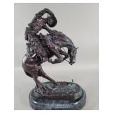 Frederick Remington "Rattlesnake" bronze