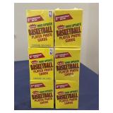 Lot of 6 sealed 1990 Fleer Update basketball boxes