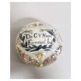 Antique hand blown glass paperweight