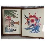 Vintage Native American prints by Paul Goble