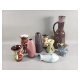 Group of vintage ceramic vases