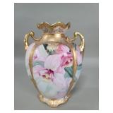 Vintage Nippon hand painted porcelain vase