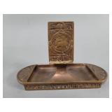 Tiffany Studios New York "Zodiac" bronze  match