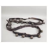 Vintage leather sleigh bells
