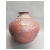Signed Yolanda Soto large polychrome pottery jar