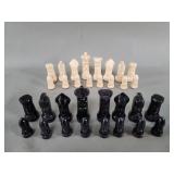 Peter Ganine Gothic style composite chess set