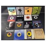 Group of vintage 45 RPM records