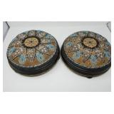 Pair of antique footstools