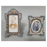 19th century micro-mosaic picture frames adorned