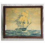 Antique Gordon Grant Maritime print