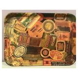 Large vintage papier-mï¿½chï¿½ tray with