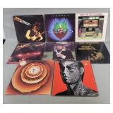 Eight 33 RPM records