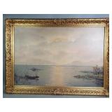 Louis van Veen signed Impressionist-style oil on