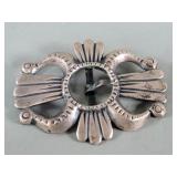 Artisan R. G. Silver belt buckle