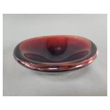 Mid century Orrefors hand blown glass bowl
