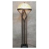 Contemporary Art Nouveau-style floor lamp on