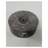 Vintage bronze calligraphy water dropper