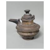 Vintage Indian brass ghee vessel