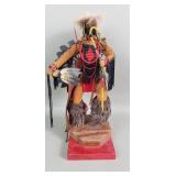 Native American Kachina Warrior figure