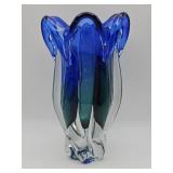 Vintage Royal Gallery hand-blown art glass vase,