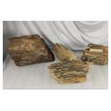 24lbs petrified wood & quartz specimen