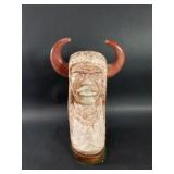 Signed Belgarde Carved stone Native American