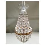 Vintage French empire style crystal chandelier