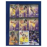 Lot of Kobe Bryant basketball cards