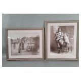 Pair of Native American photographic prints