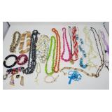 Group of costume jewelry