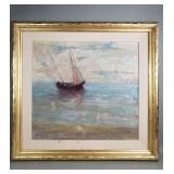 Lionel Edwards signed maritime oil painting
