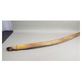 Native American style ceremonial staff