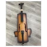 4-string wood practice cello made in England