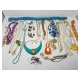 Group of costume jewelry