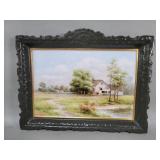 Limoges France Porcelain hand painted plaque