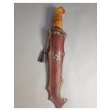 Vintage Finnish Puukko utility knife with