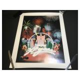 Disneyland ï¿½30 Years of Magicï¿½ signed poster