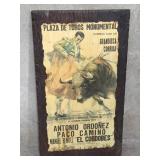 "Plaza De Toros Monumentalï¿½ print on board