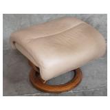 Ekornes leather ottoman