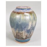 Vintage signed studio pottery vase