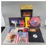 Twelve LP records/ 33rpms