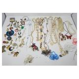 Group of costume jewelry