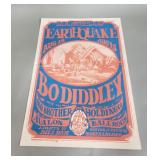 Vintage "Earthquake" Avalon concert poster