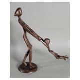 Dania B. cast bronze sculpture