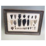 Group of vintage arrowheads