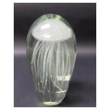 Glow in the dark hand blown studio art glass