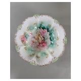 R. S. Prussia hand painted porcelain scalloped
