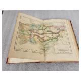 Antique atlas with color maps Dr Butler's